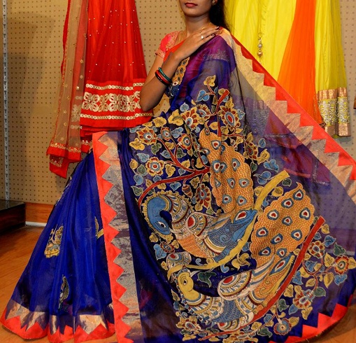 Kalamkari Pattu Sarees