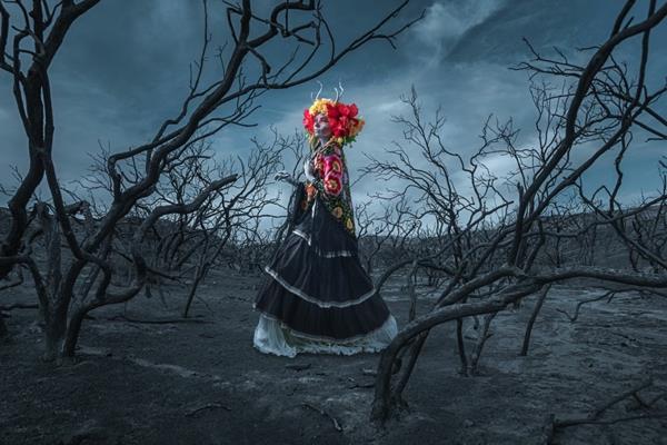 ψηφιακή φωτογραφία dia de los muertos art