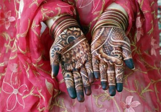 Rajasthan Özel Dulhan Mehandi Tasarım