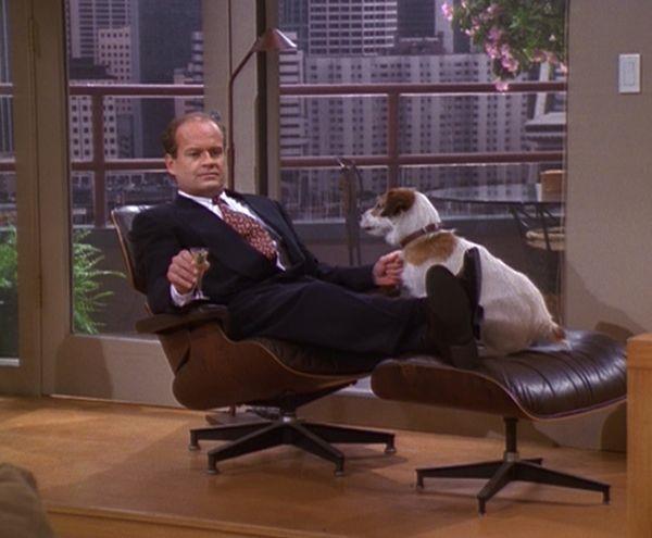 eames σαλόνι καρέκλα τηλεοπτική εκπομπή frasier