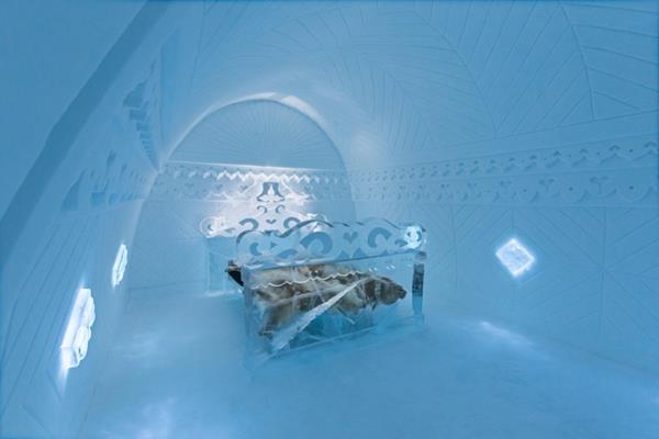 ice hotel sweden art suite borderland