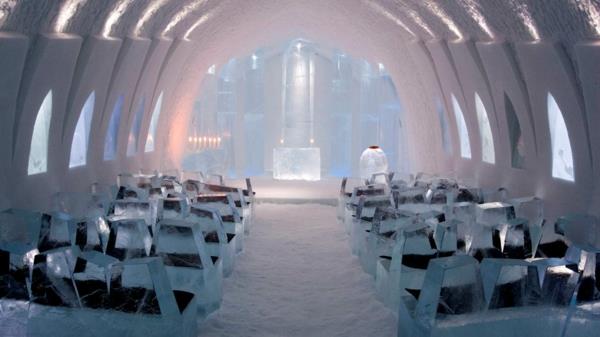 ice hotel σουηδική εκκλησία