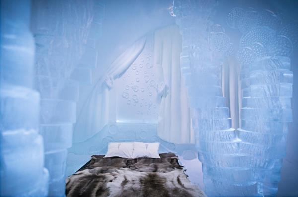 ice hotel σουηδική σουίτα άνοιξη