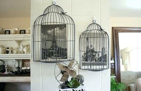 φωτογραφία τοίχου ανακύκλωση ιδέα birdcage deco