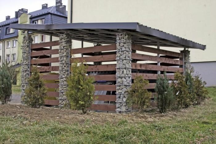 gabion design carport