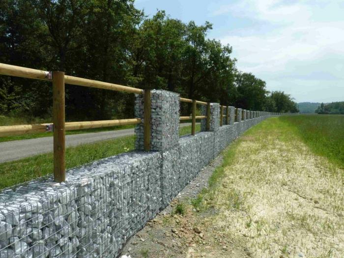 φτιάξτε τον τοίχο gabion μόνοι σας