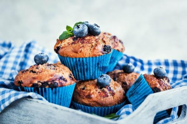 υγιεινή συνταγή muffins βατόμουρου