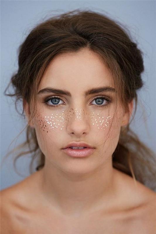 glitter make up stars ζαμπόν καρναβαλικές ιδέες