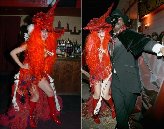 ιδέες για κοστούμια αποκριών Heidi klum and seal halloween party 2004