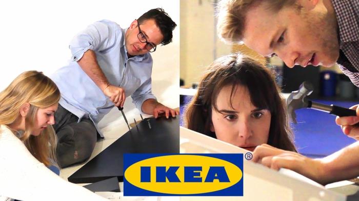 Τα έπιπλα ikea συναρμολογούνται εύκολα και γρήγορα