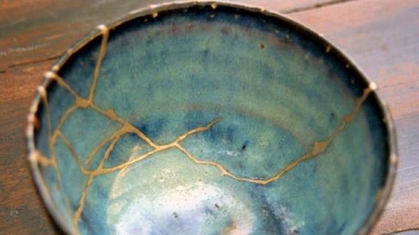 kintsugi επισκευή ραγισμένων κεραμικών