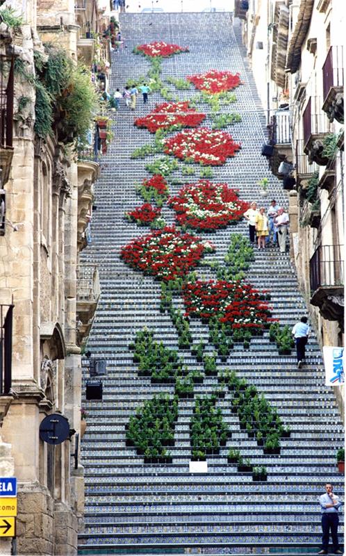 street art εξωτερικές αρχιτεκτονικές στυλ σκάλες ντύνονται Ιταλία