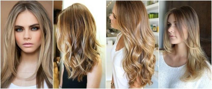 μακριά μαλλιά γυναικεία χτενίσματα hairstyling ombre blon ανταύγειες