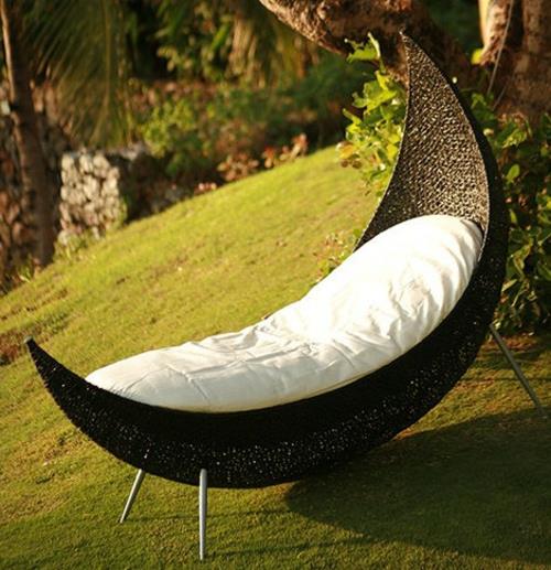 lifeshop moon lounger εντελώς λευκές ιδέες για έπιπλα κήπου από μπαστούνι