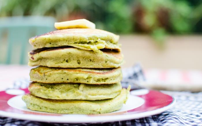 υγιεινές τηγανίτες τσάι matcha