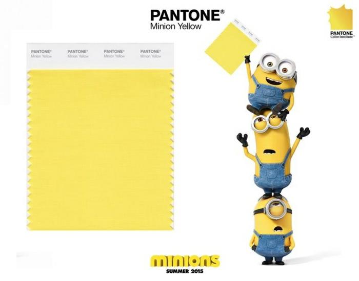 minion pantone χρώματα κίτρινα κοστούμια minion