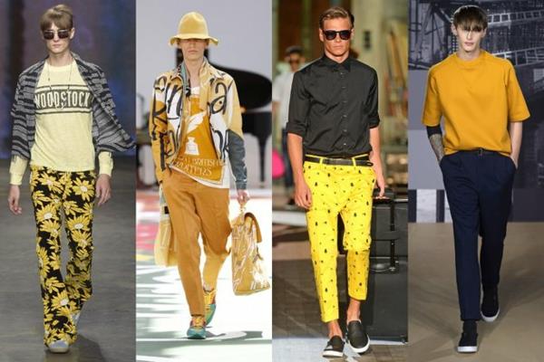 ανδρικά ρούχα χρώματα κίτρινο moderends ss 2015 συμβουλές μόδας άνδρες