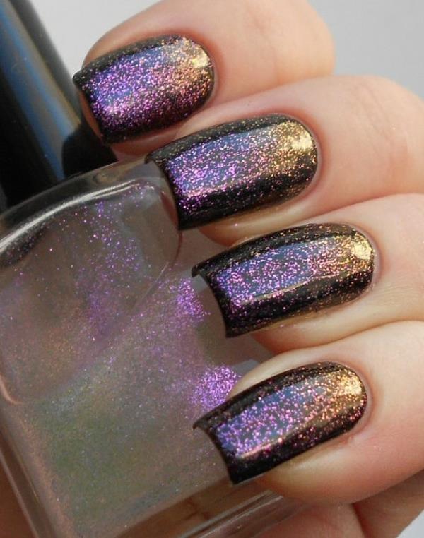 σχέδια νυχιών γκαλερί nail art glitter βερνίκι νυχιών