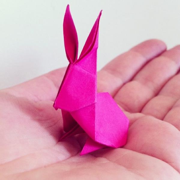 origami bunny tinker πασχαλινές ιδέες διακόσμησης tinker με χαρτί πασχαλινό λαγουδάκι