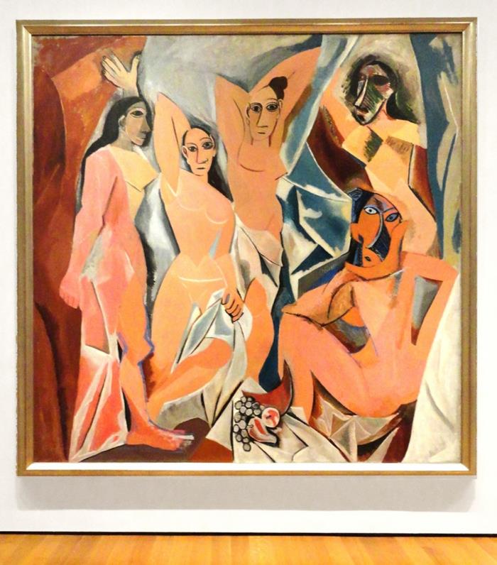 picasso Les demoiselles d’Avignon χαρακτηριστικά του κυβισμού