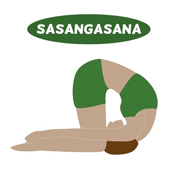 Sasangasana -triušio poza