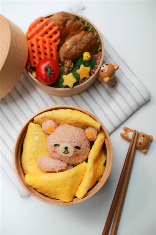 ιδέες για σνακ rilakkuma bento συνταγή φαγητού ρυζιού