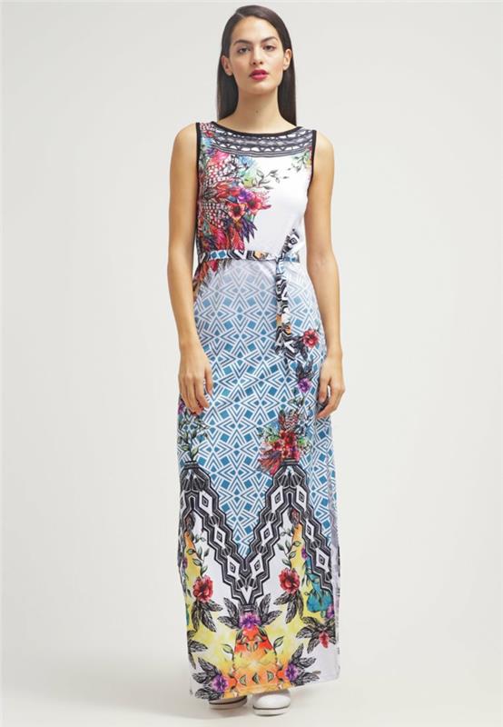 καλοκαιρινά φορέματα καλοκαιρινό φόρεμα floral maxi ρόμπα