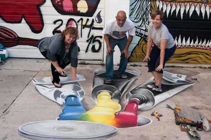 street artist 3d τέχνη γκράφιτι