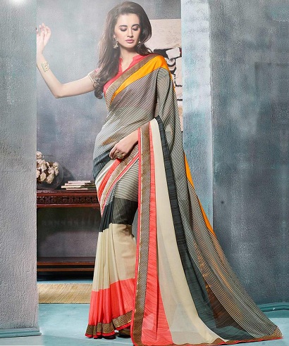 Išgalvota Georgette Saree