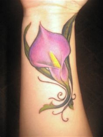 „Calla Lily“ tatuiruočių dizainas