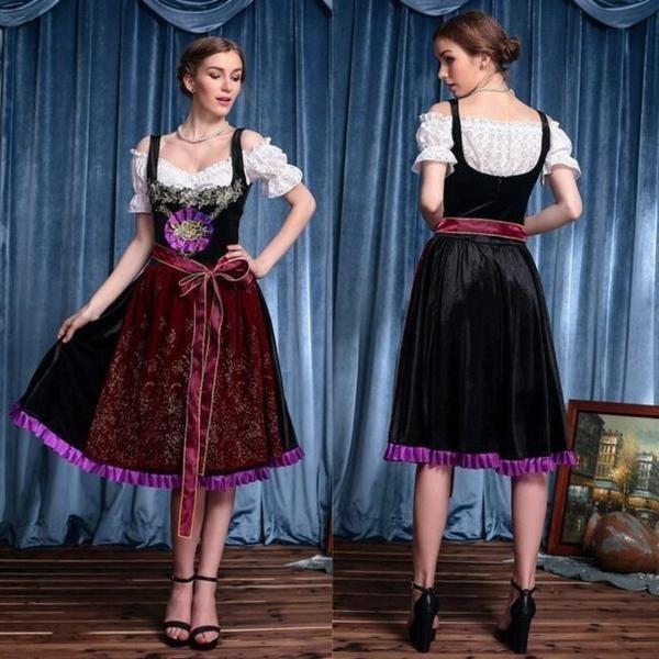 Trachtenmode 2019 dirndl από βελούδο