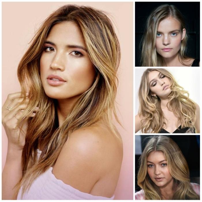 trend hairstyles γυναίκες 2017 balayage strobin μακριά μαλλιά μπούκλες