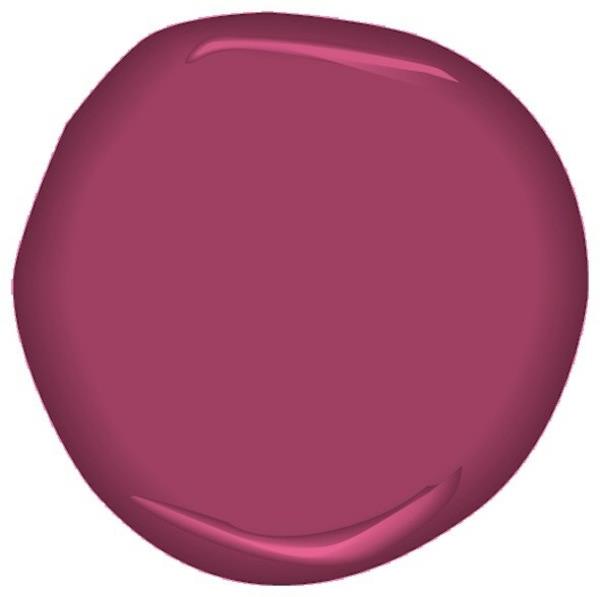 βαφή τοίχου μούρο τάση χρώμα benjamin moore berry fizz csp-440